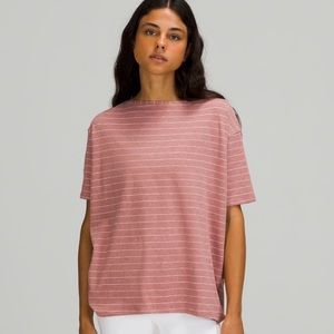 LULULEMON BACK IN ACTION SHORT SLEEVE T-SHIRT